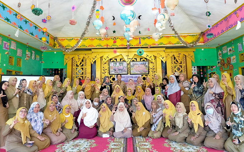 Lima Guru TK Babussalam Mengikuti Pelatihan Implementasi Kurikulum Merdeka