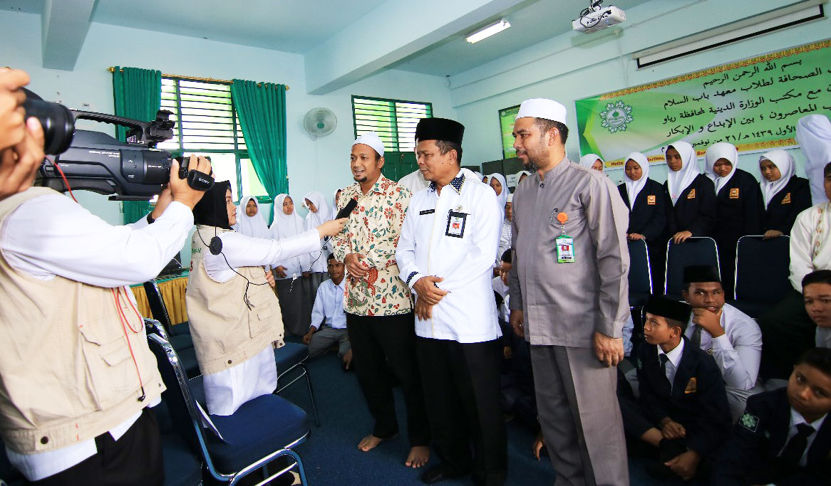 60 Santri Babussalam Dapat Pelatihan Jurnalistik dari Kemenag Riau