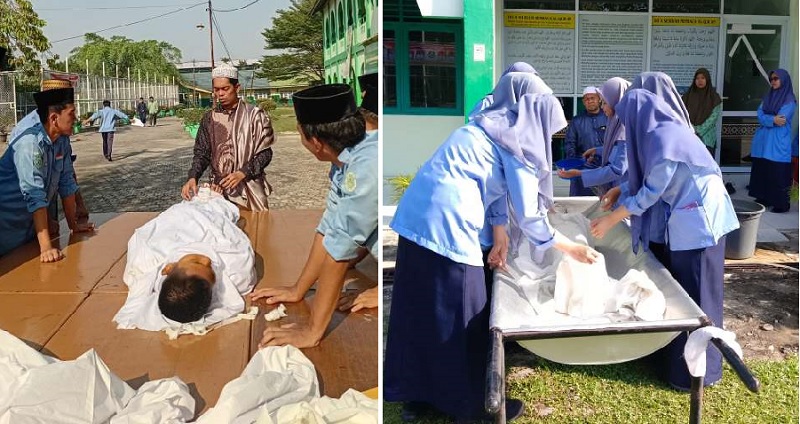 Praktik Penyelenggaraan Janazah Kelas XII SMA Babussalam; Pentingnya Keseimbangan Dunia dan Akhirat