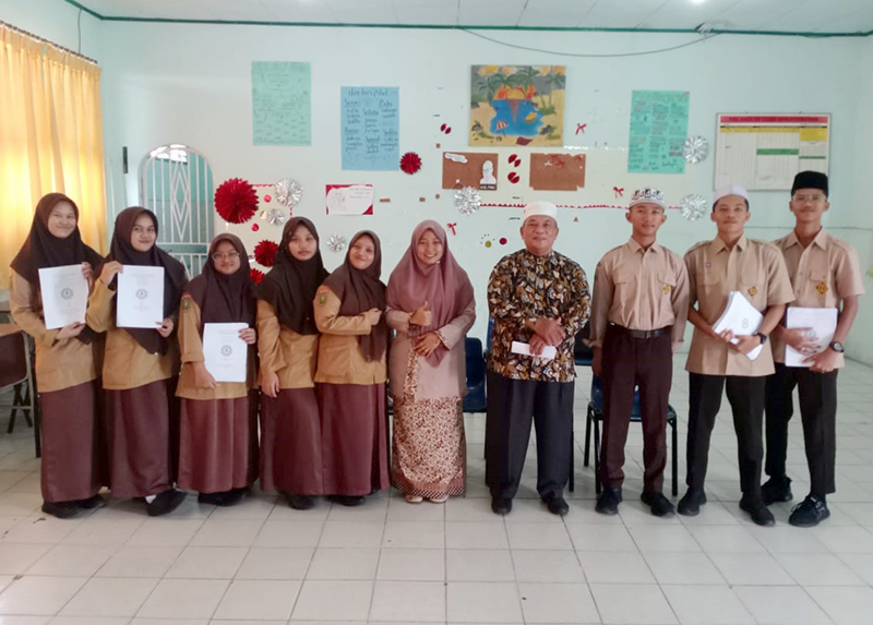 Santri Kelas XII SMA Babussalam Selesai Ikuti Ujian Karya Tulis Ilmiah