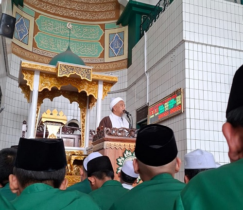   Sambut Bulan Suci Ramadhan, Keluarga Besar Ponpes Babussalam Gelar Tausiyah dan Doa Bersama