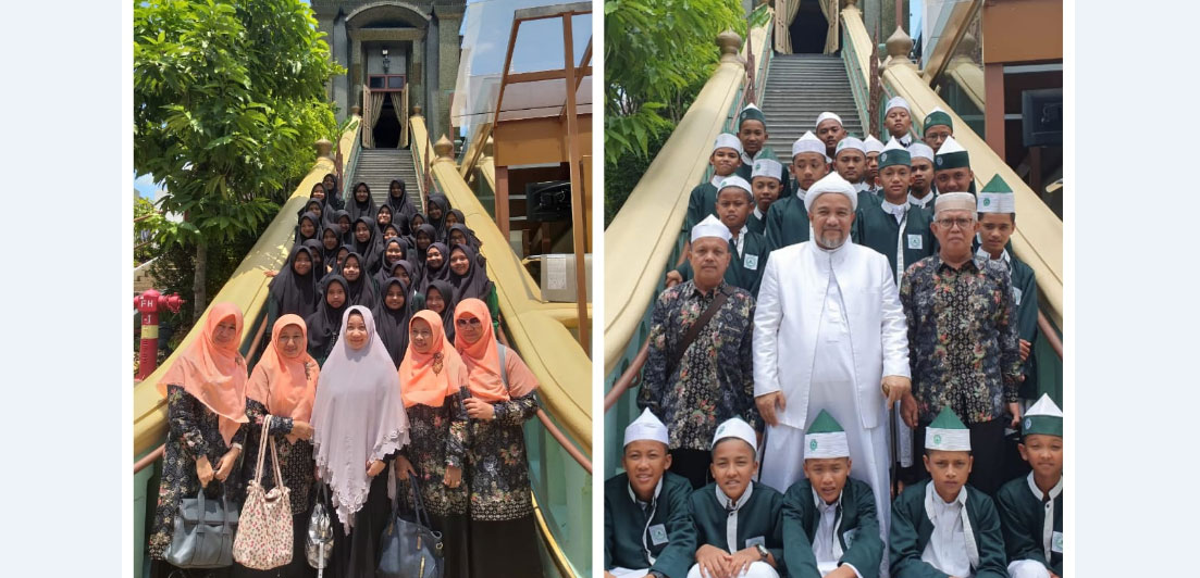 Santri Kelas 8 SMP Babussalam Ziarah ke Makam Habib Noh