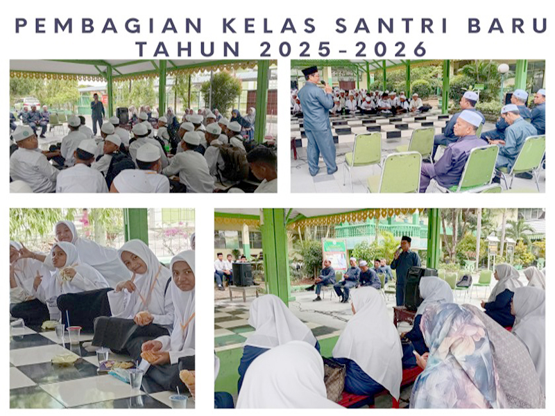 Memulai Aktivitas Resmi di Pesantren, Santri Baru Terima Pembagian Kelas dan Wali Kelas