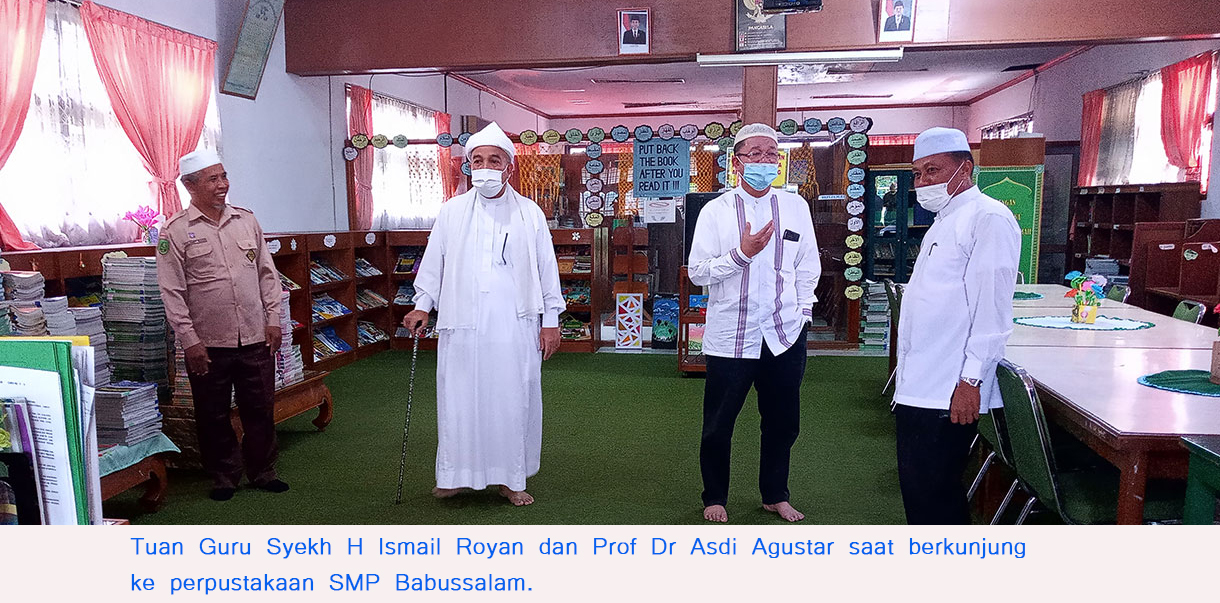 Prof Asdi Beri Perhatian Khusus Terhadap Perpustakaan SMP dan SMA Babussalam
